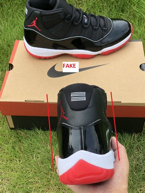 how to know if your bred 11s are fake